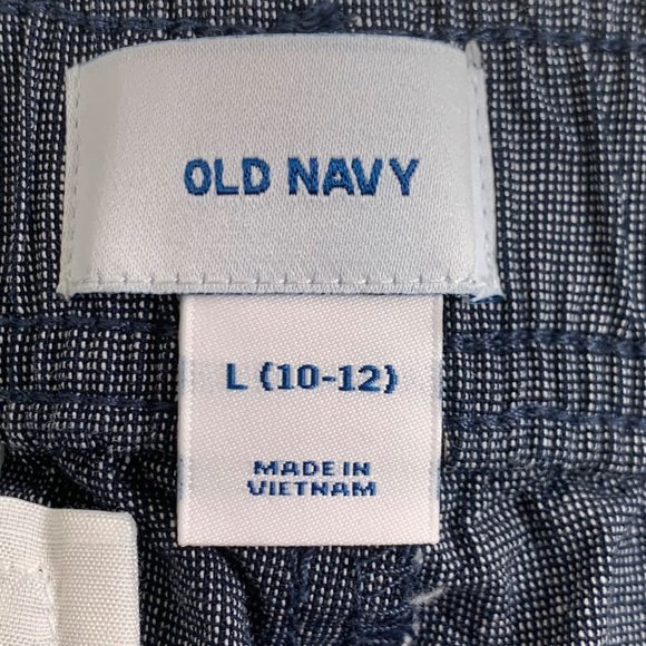 Old Navy Built In Flex Tapered Leg Joggers Size L 10/12 NWT - Picture 6 of 7